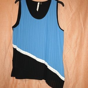Pleated Sleeveless Top